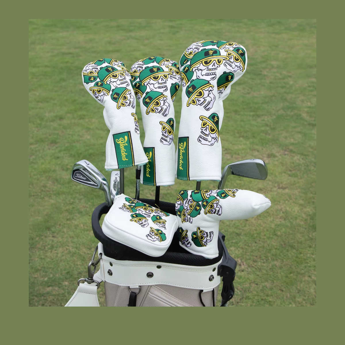 Skull Caddy Wood Cover Set