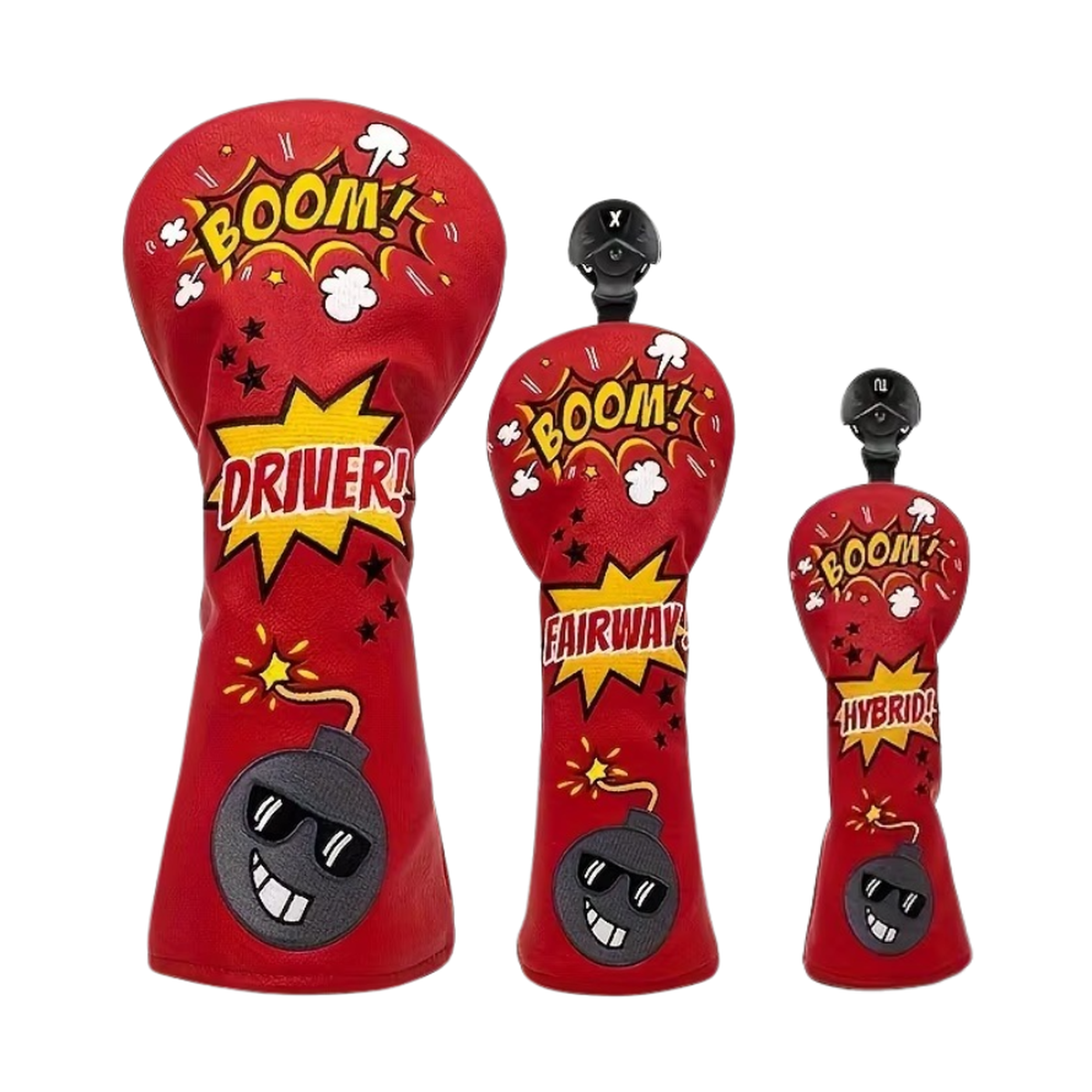 Boom Stick (Red) Wood Cover Set