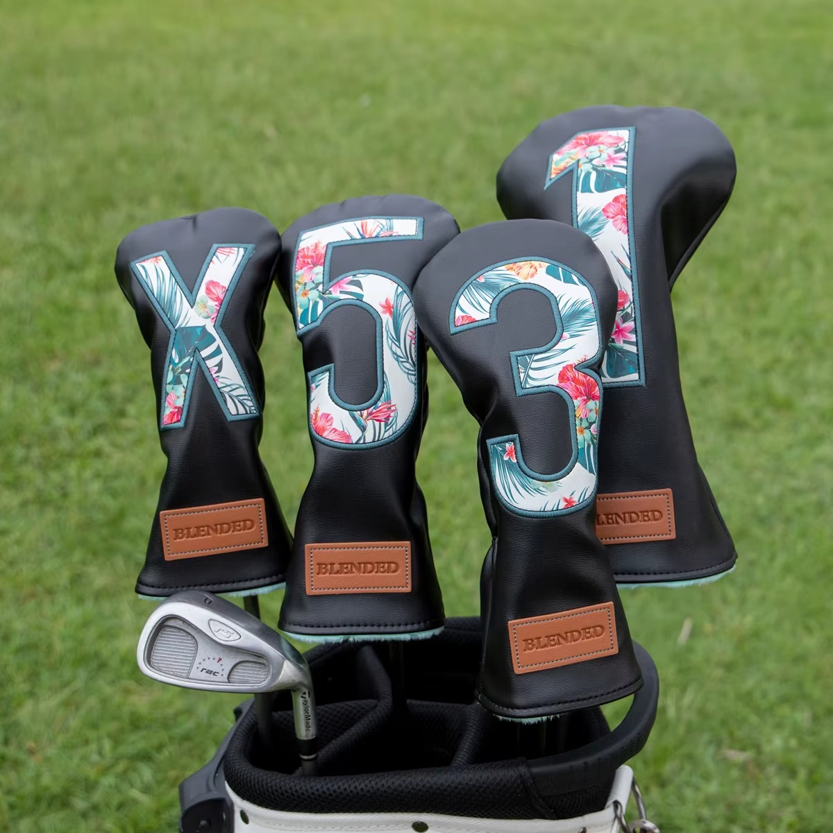 Tropic Fade (Black) Wood Cover Set