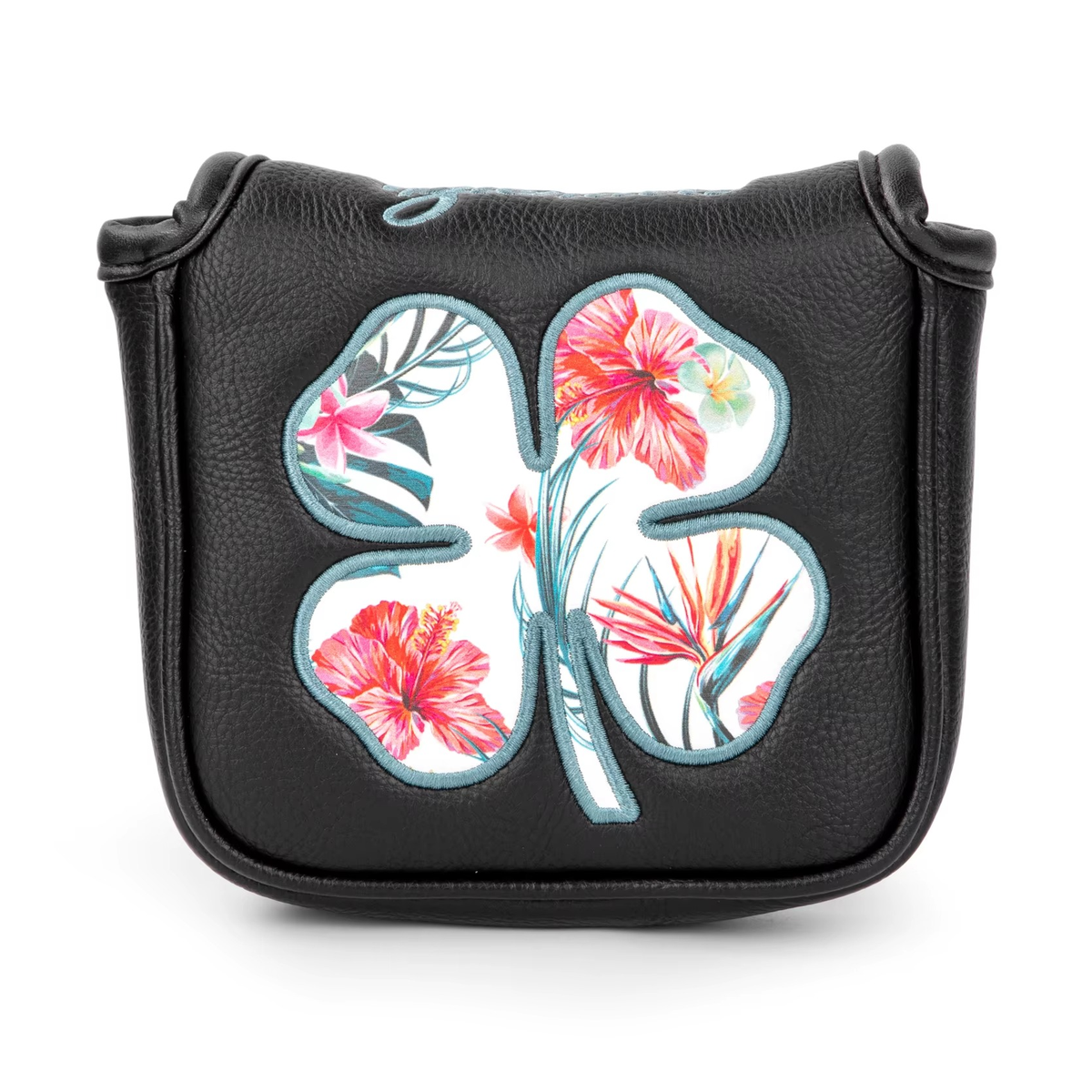 Lucky Lei (Black) - Mallet Putter Cover