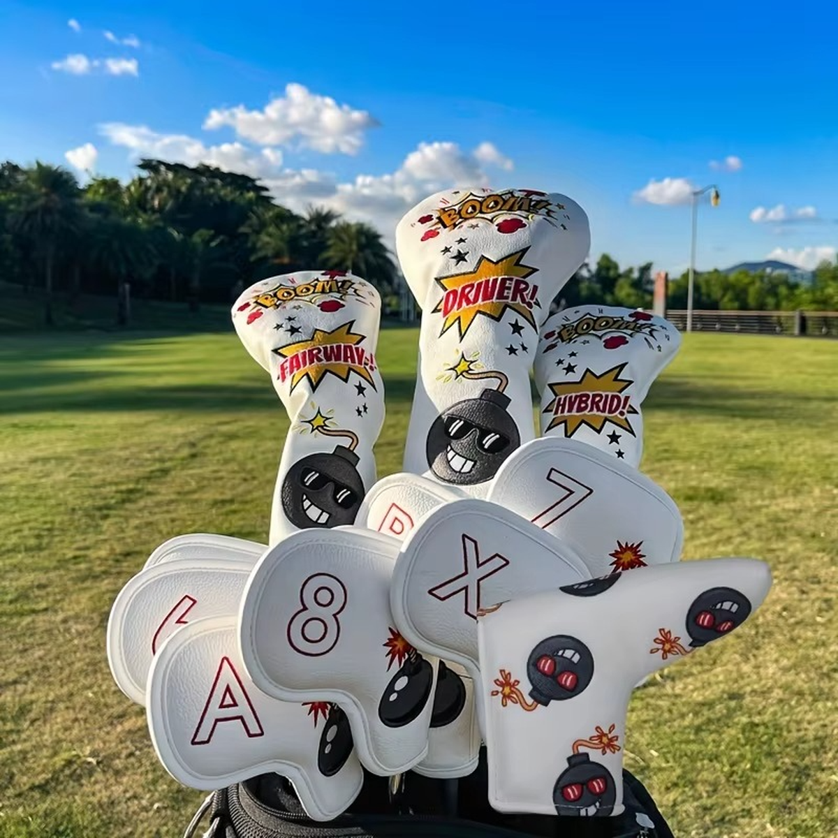 Boom Stick (White) Wood Cover Set