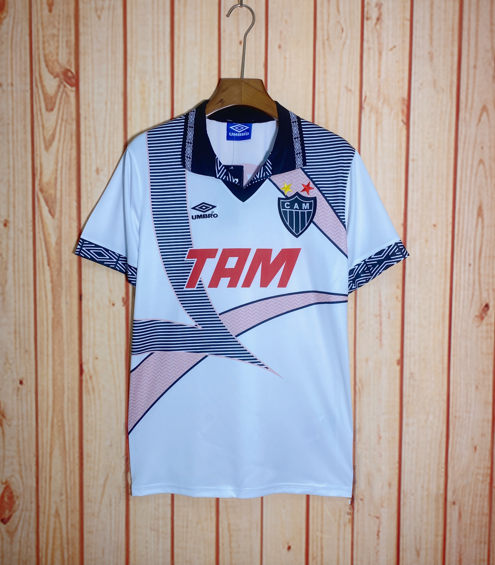 Atletico Mineiro Retro Away 1996 Jersey Tam - Umbro