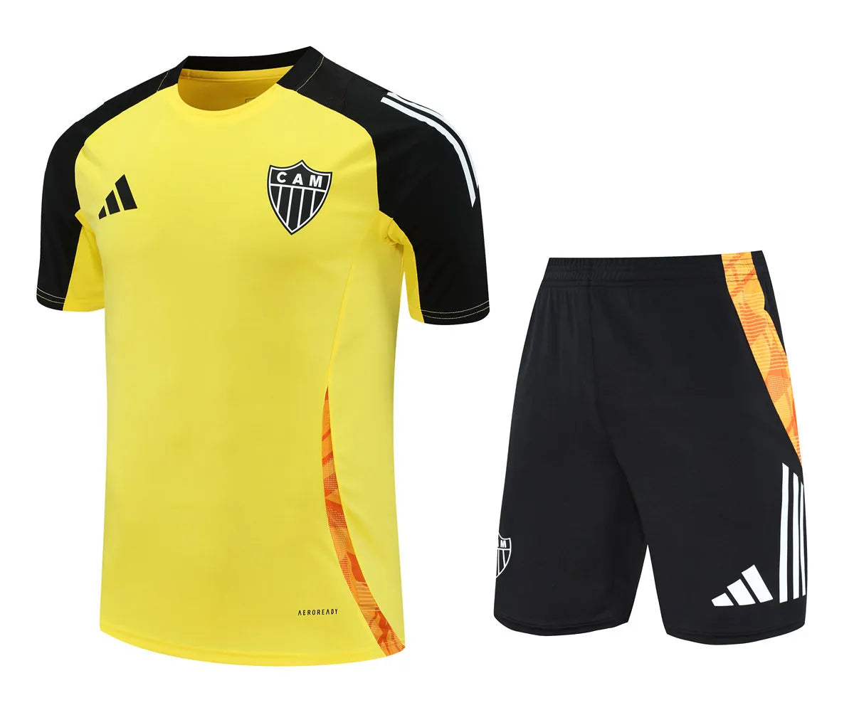 Atletico Mineiro Short Training Suit Yellow Kit 2025/26