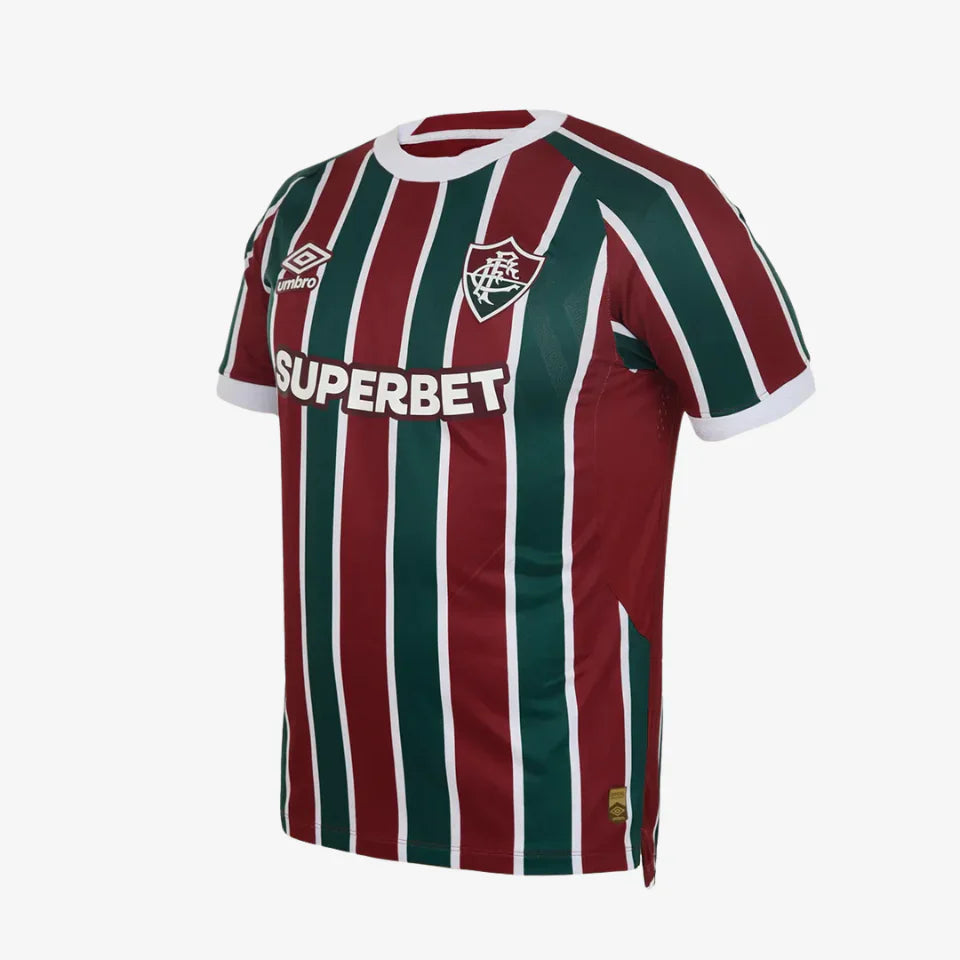 Camisa Umbro Fluminense 2025/26 I Jogador Authentic Player [Slim Fit] Player [Slim Fit] Player [Slim Fit] - Patch Mundial [Slim Fit]