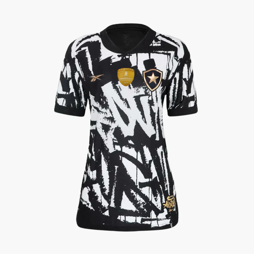 Camisa Feminina Reebok Botafogo 2025/26 IV - Patch Campeao Libertadores
