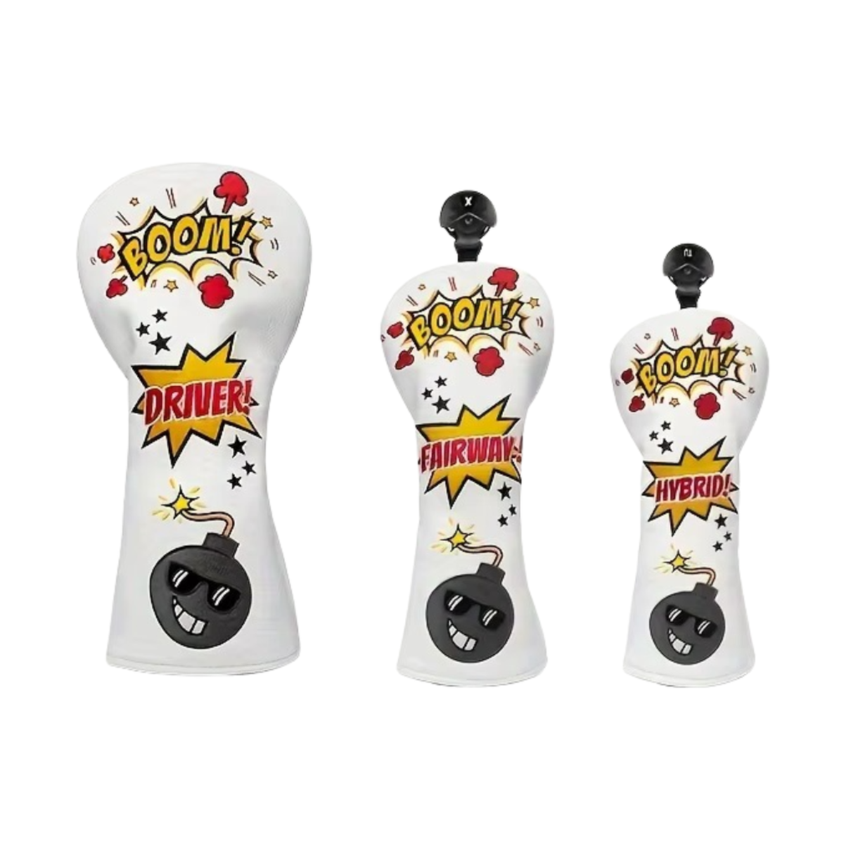 Boom Stick (White) Wood Cover Set