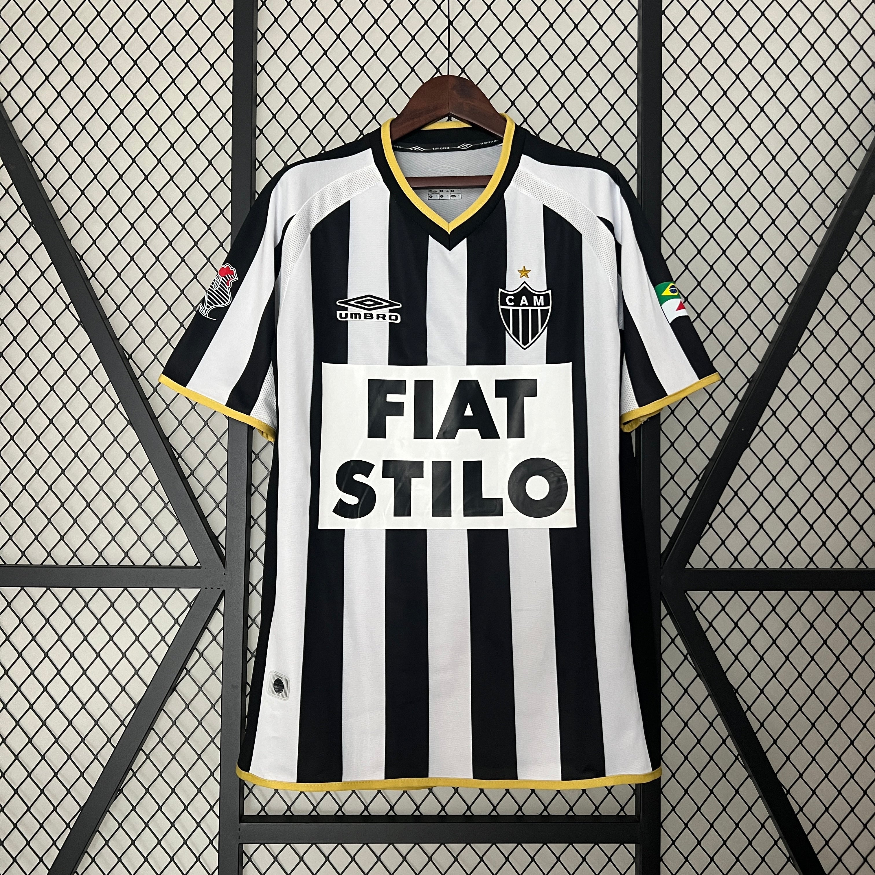 Atletico Mineiro Retro Home 2003 Jersey Fiat Stilo - Umbro