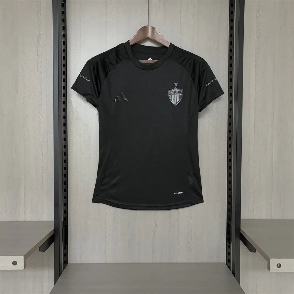 Atletico Mineiro Feminina All Black 2025/26 - Fan Version