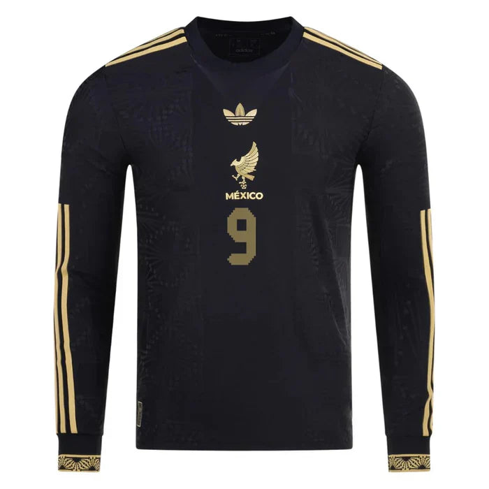 Mexico Raúl Jiménez 2025 Special Edition Long Sleeve Authentic Player [Slim Fit] Player [Slim Fit] Player [Slim Fit] Player Third Jersey - Slim Fit