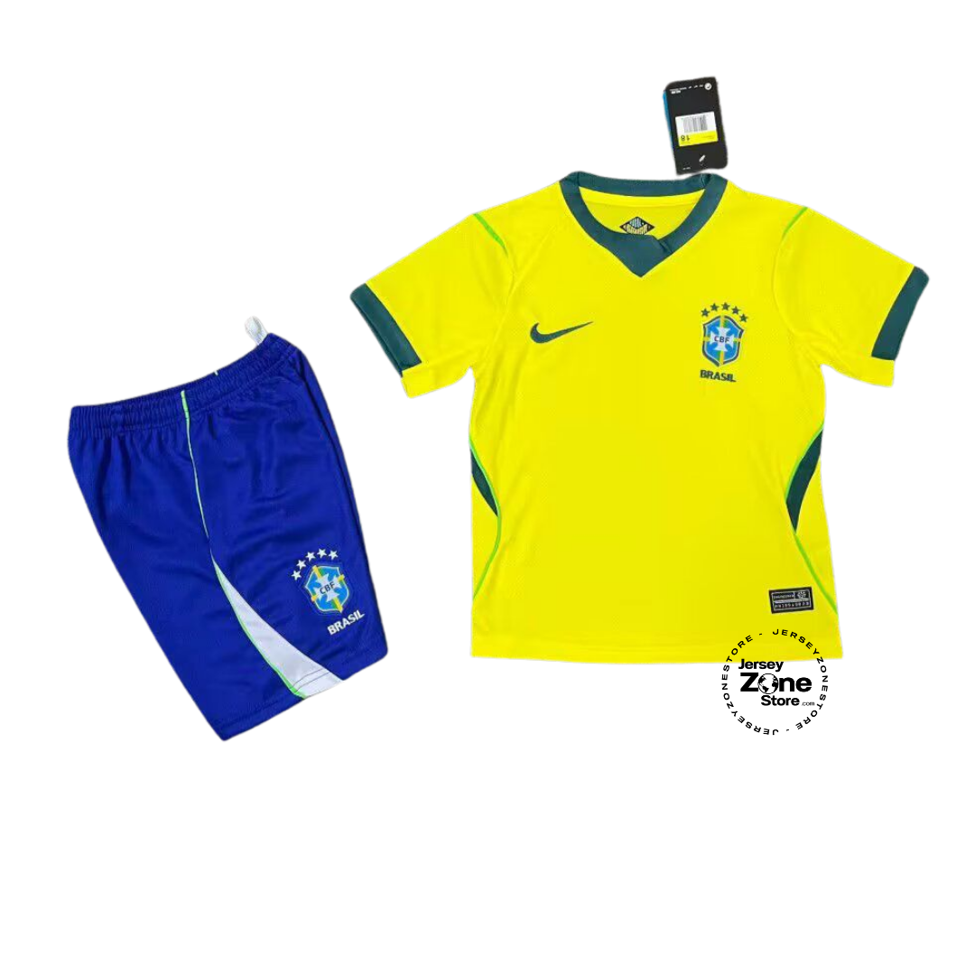 Conjunto Infantil Brazil World Cup 2026 Kit Kids