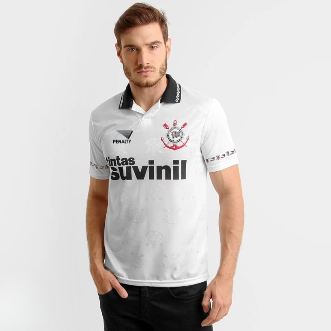 Corinthians 1995 I Home Jersey - Retro Version