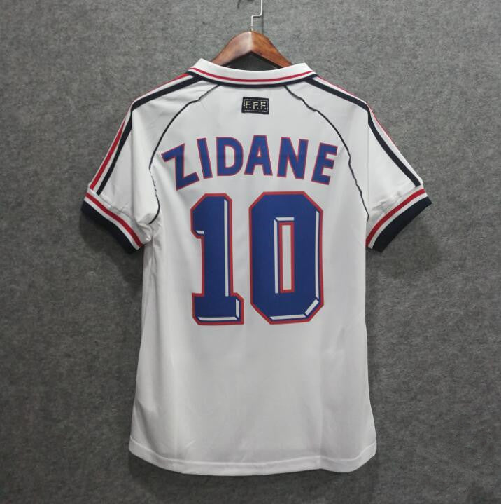 France 1998 World Cup Zidane #10 Away