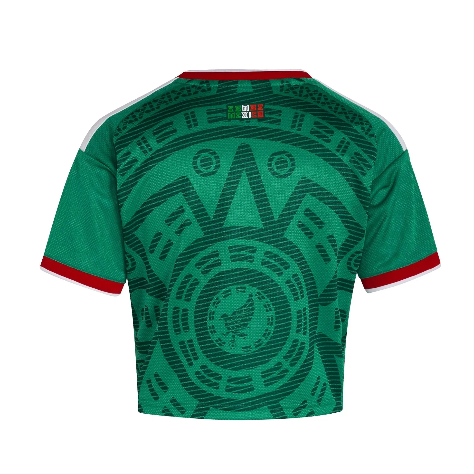 2026 Mexico Women's Stadium Home Cropped Soccer Jersey - World Cup 2026