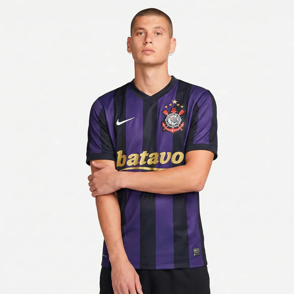 CAMISA RETRO Corinthians TERCEIRA 2009 PRETA/ROXA MASCULINA