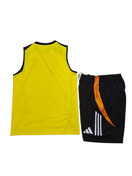 Atletico Mineiro Short Training Suit Black Yellow Kit 2025/26